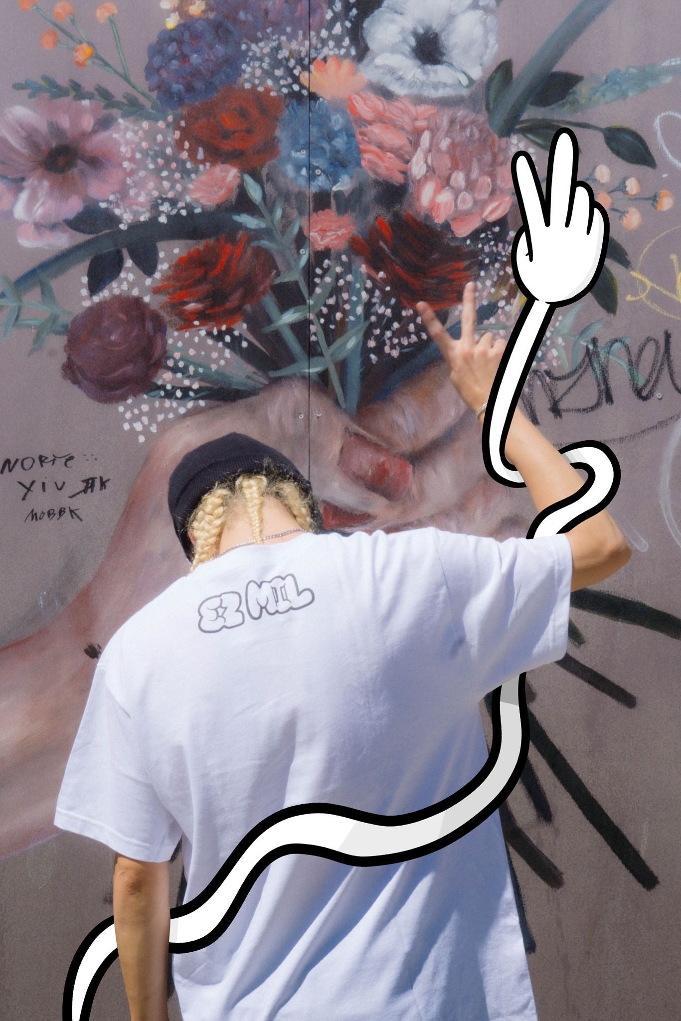 Ez Mil Limited "Storyteller" White Tee