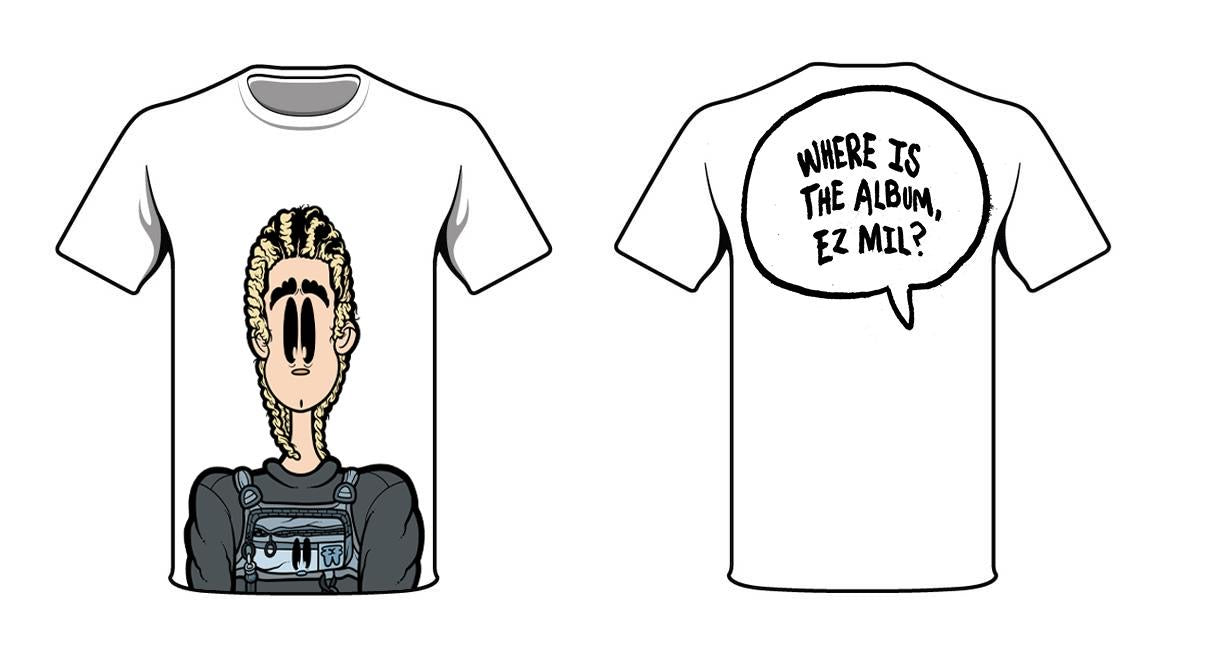 Ez Mil LIMITED EDITION “Where Is The Album Ez Mil?” TEE