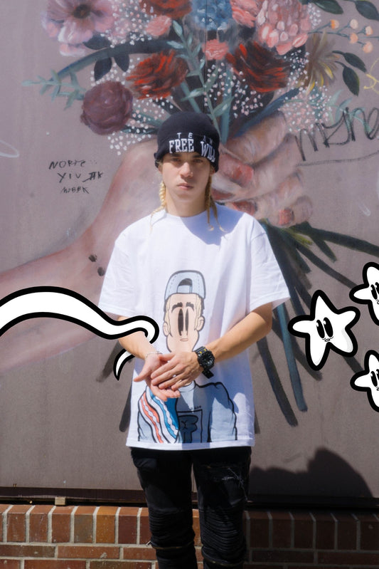 Ez Mil Limited "Storyteller" White Tee